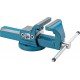 Etau parallèle avec support pour fixation de mâchoires de serrage orientables et interchangeables, Larg. : des mors : 135 mm