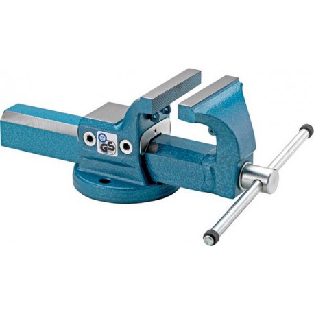 Etau parallèle avec support pour fixation de mâchoires de serrage orientables et interchangeables, Larg. : des mors : 150 mm