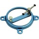 Plateau rotatif pour étaux parallèles, Pour Larg. : de mors : 120 mm, Pas des trous 185 mm, Ø du trou 13,5 mm
