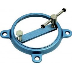 Plateau rotatif pour étaux parallèles, Pour Larg. : de mors : 120 mm, Pas des trous 185 mm, Ø du trou 13,5 mm