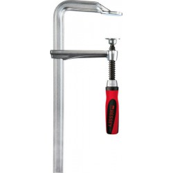 Serre-joints tout acier GZ, avec poignée en plastique bicomposants, Capacité de serrage : 500 mm, Portée 120 mm, Glissière 28,0 x 11,0 mm