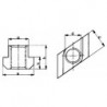 Ecrou T "Rhombus" M12X14mm AMF