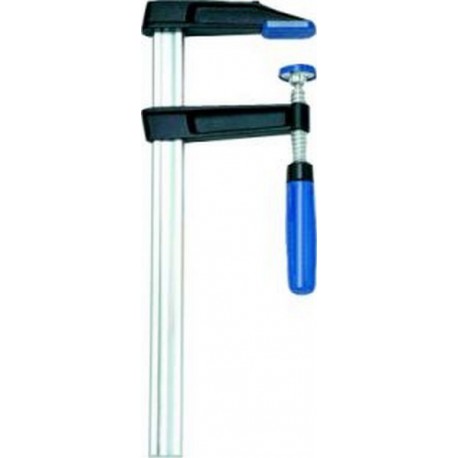 Serre-joint en fonte malléable, Capacité de serrage : 200 mm, Portée 100 mm, Glissière 27 x 7 mm