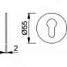 Paire rosette porte E849NS-OB F69 , 35-45