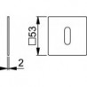 Paire rosette porte E848NS-PZ F69 , 35-45
