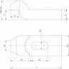 Bride de serrage DIN6316 11x100mm AMF 1 PCS