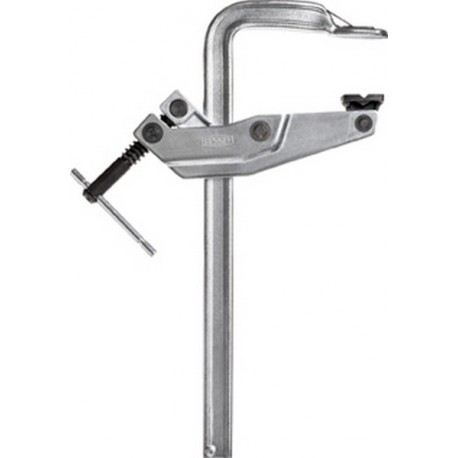 Presse à serrage dégagé, Capacité de serrage : 600 mm, Portée 120 mm, Glissière 28 x 11 mm