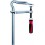 Serre-joint GMZ OMEGA, Capacité de serrage : 400 mm, Portée 120 mm, Glissière 25,0 x 12,0 mm