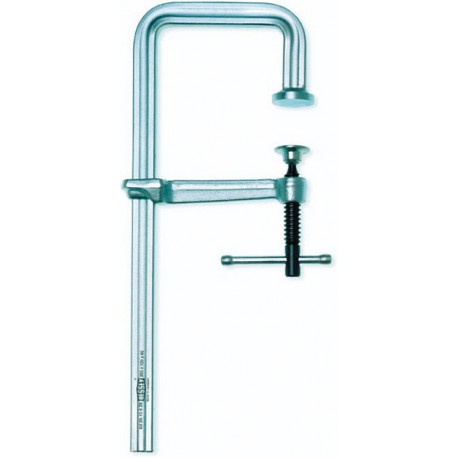 Serre-joint tout acier GUZ, Capacité de serrage : 250 mm, Profondeur de serrage 60 mm, Portée 120 mm, Glissière : 22,0 x 10,5 mm