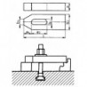 Bride de serrage DIN6314 22x160mm AMF 1 PCS