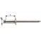 Rivet aveugle acier inoxydable A2 tête semi-bombée 3,2x10mm Gesipa (Par 1000)