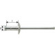 Rivet aveugle multiserrage alu/acier tête large 4,8x17mmGesipa (Par 1000)