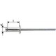 Rivet aveugle alu standard tête semi-bombée 3,2x14mm Gesipa (Par 1000)