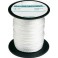 Cordeau de maçon, Perlon, Couleur : Blanc naturel, Long. 100 m, Résistance mécanique env. 50 kg, Ø : 1,2 mm