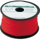 Cordeau de maçon, polyéthylène, Couleur : rouge, Long. 100 m, Résistance mécanique env. 44,6 kg, Ø : 2,0 mm