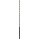 Foret hélicoïdal extra-long, queue cylindrique, DIN 1869, type TF, en acier à coupe rapide, fini brillant, Ø h8 : 8,00 mm, Long. totale 240 mm