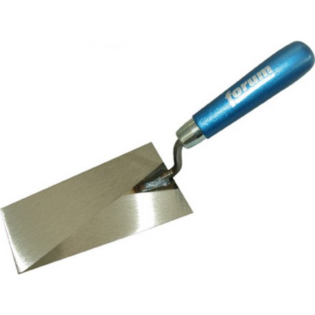 Truelle bernoise, lame et queue en acier, Dimensions : 140 mm
