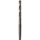 Foret hélicoïdal avec cône morse, en acier à coupe rapide, type N, DIN 345, laminé, surface sans revêtement, Ø h8 : 10,00 mm, Long. totale 168 mm