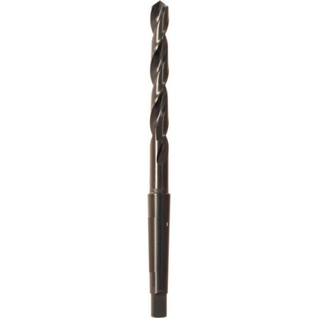 Foret hélicoïdal avec cône morse, en acier à coupe rapide, type N, DIN 345, laminé, surface sans revêtement, Ø h8 : 11,00 mm, Long. totale 175 mm