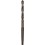 Foret hélicoïdal avec cône morse, en acier à coupe rapide, type N, DIN 345, laminé, surface sans revêtement, Ø h8 : 11,00 mm, Long. totale 175 mm