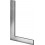 Équerre de serrurier sans butée, Long. des branches : 400 x 230 mm, Coupe transversale 30 x 5 mm