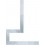 Équerre à brides, Dimensions : 300 x 300 mm, Coupe transversale 30 x 5 mm