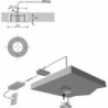 Spot LED Star Point Flood ww chrom, 12VDC, 1,2W, 1.8m
