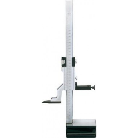 Colonne de mesure et trusquin de précision, Plage de mesure : 300 mm, Vernier 1/50 (0,02) mm, Dimensions du pied 100 x 60 mm