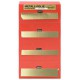 Jeu de feuilles métalliques, laiton, Dimensions : 150 x 1200 mm