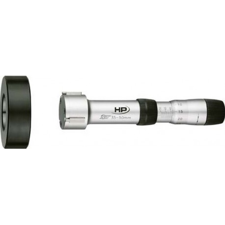 Micromètre d'intérieur à 3 points XTA, Plage de mesure : 10,0-12,5 mm, Profondeur de mesure 58 mm, Ø du tambour de mesure 27 mm, Précision : 0,003 mm
