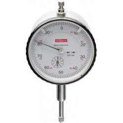 Comparateur à aimant, Ø extérieur : 58 mm, Lecture 0,01 mm, Plage de mesure 10 mm, 1 tour d'aiguille : 1,0 mm, Type : Aimant M2T