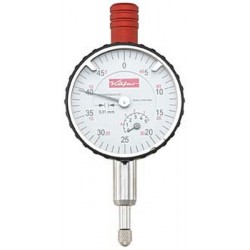 Comparateur de précision, protégé contre les chocs, type KM 4/5 S, Ø extérieur : 40 mm, Lecture 0,01 mm, Plage de mesure 5 mm, 1 tour d'aiguille : 0,5 mm