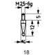 Touche de mesure acier type 18/4,0mm KÄFER 1 PCS