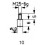 Embout de mesure, en carbure, Modèle : plane, 4,8 mm de Ø