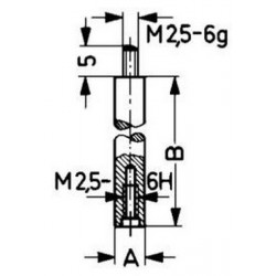 Rallonge pour touche de mesure 40mm KÄFER 1 PCS