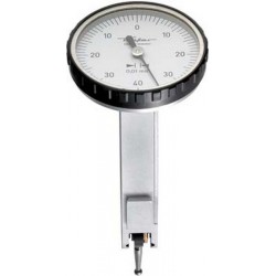 Comparateur à palpeur orientable, Käfer, Ø de la bague extérieure : 32 mm, Lecture 0,010 mm, Plage de mesure 0,8 mm, Graduation du cadran : 0-40-0