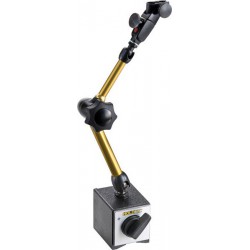 Support magnétique pour comparateur, Long. du bras : 80/50 mm, Socle magnétique de L x l x H 40 x 30 x 35 mm, Force de maintien 320 N