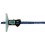Jauge de profondeur numérique DIGI-MET® IP67, Plage de mesure : 300 mm, Modèle à vis de blocage, Long. de l'embase 150 mm, Ø de la tige de mesure : 1,5 mm