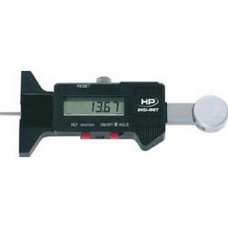 Petite jauge de profondeur numérique DIGI-MET®, Plage de mesure : 25 mm, Ø de la tige de mesure 2 mm
