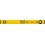 Niveau à bulle, profilé rectangulaire en métal léger, Long. : 80 cm