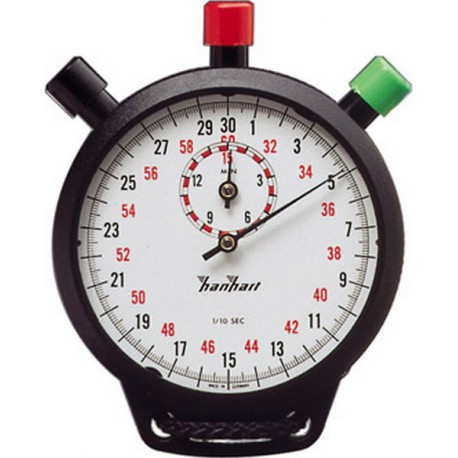 Chronomètre de précision à addition, Graduation : 1/10 s, Durée d'affichage 15 min, Poids 85 g