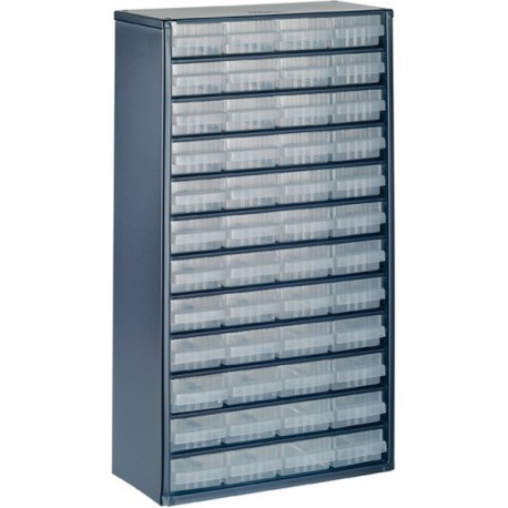 Magasin à tiroirs Série 150, Dimensions : 555 x 307 x 150 mm, Dimensions des tiroirs 41 x 67 x 153 mm, Nombre de tiroirs 48