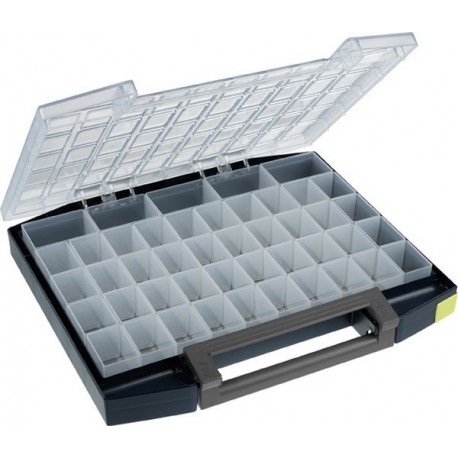 Mallette casier de rangement boxxser, Dimensions : 55 x 421 x 361 mm, Quantité Embouts 25