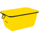 Bac à mortier 200 L, jaune grutables