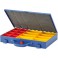 Casier de rangement en métal à 16 boîtes en plastique interchangeables, Dimensions : 330 x 220 x 50 mm