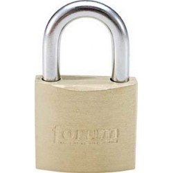 Cadenas en laiton, Taille : 40, Epaisseur de l'étrier 6 mm, Hauteur intérieure de l'étrier 22 mm