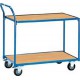 Chariots de transport légers, Capacité : 250 kg, Dimensions 980 x 509 x 1030 mm, Plateau 850 x 500 mm, Ø de roue : 125 mm, Poids : 29 kg