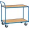 Chariots de transport légers, Capacité : 250 kg, Dimensions 980 x 509 x 1030 mm, Plateau 850 x 500 mm, Ø de roue : 125 mm, Poids : 29 kg