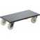 Rouleur multi-usage, Capacité : 600 kg, Larg. : de plaque 500 x 600 mm, Encombrement en hauteur 165 mm, Ø de roue : 125 mm