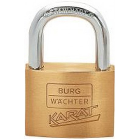 Cadenas en laiton Karat, Taille : 40, Epaisseur de l'étrier 6 mm, Hauteur intérieure de l'étrier 23,5 mm